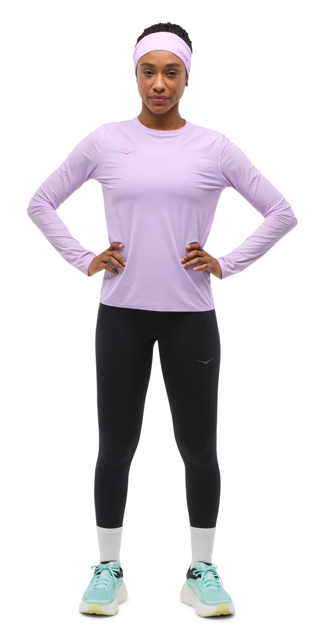 Airolite Run Long Sleeve Dame Aster Flower