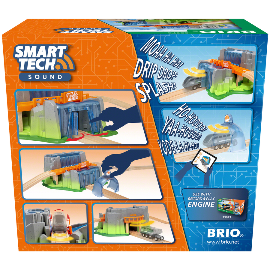 BRIO® WORLD Smart Tech Sound Wasserfall-Tunnel