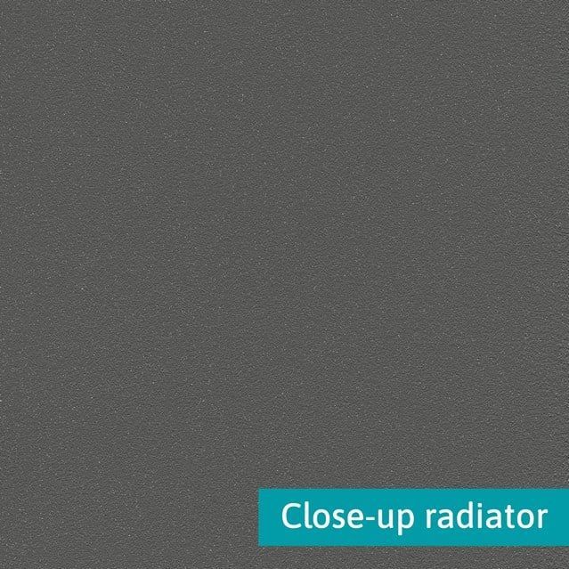 Saturn - Designradiator - Donkergrijs - 37x120 cm - 695 Watt - Aluminium Centrale Verwarming