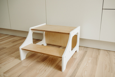 Duck Woodworks Skammel, Hvit