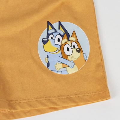 Bluey Pysjamas, Lyseblå/Oransje
