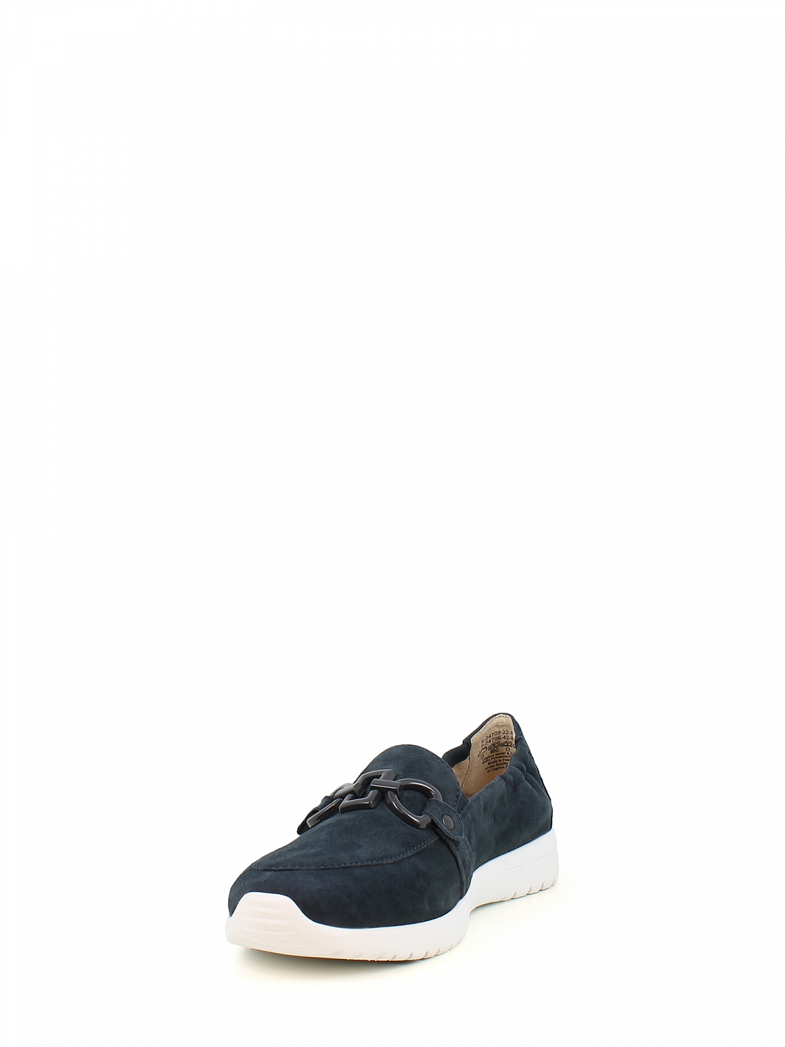 Caprice Navy Leather Loafer