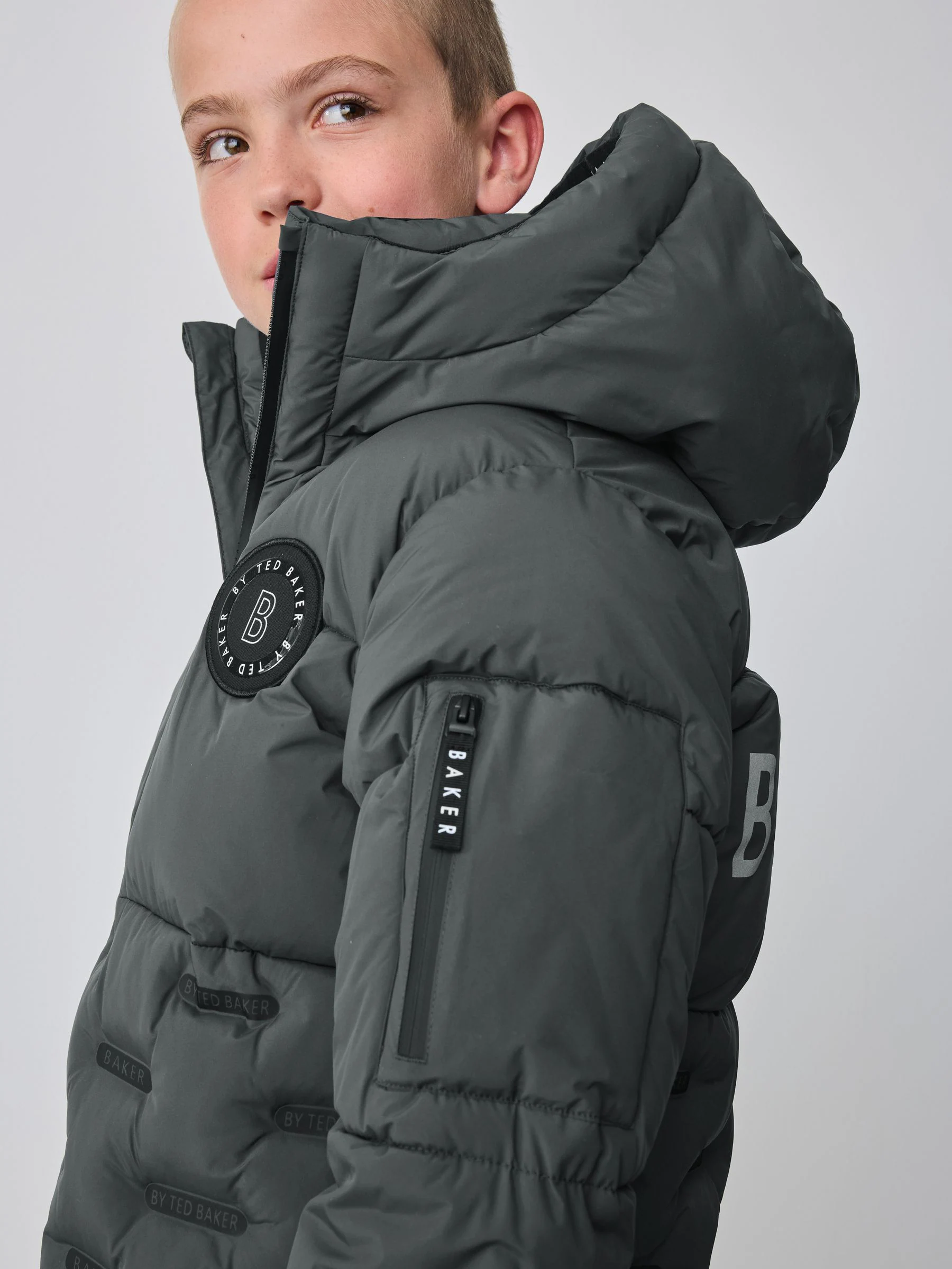 Grijs - Baker by Ted Baker regenbestendige Heatseal jassen