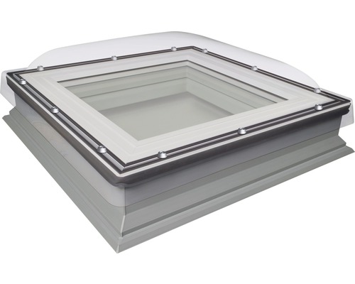 Plat dakraam vast element met koepel Fakro DXC-C P2 60x60 cm
