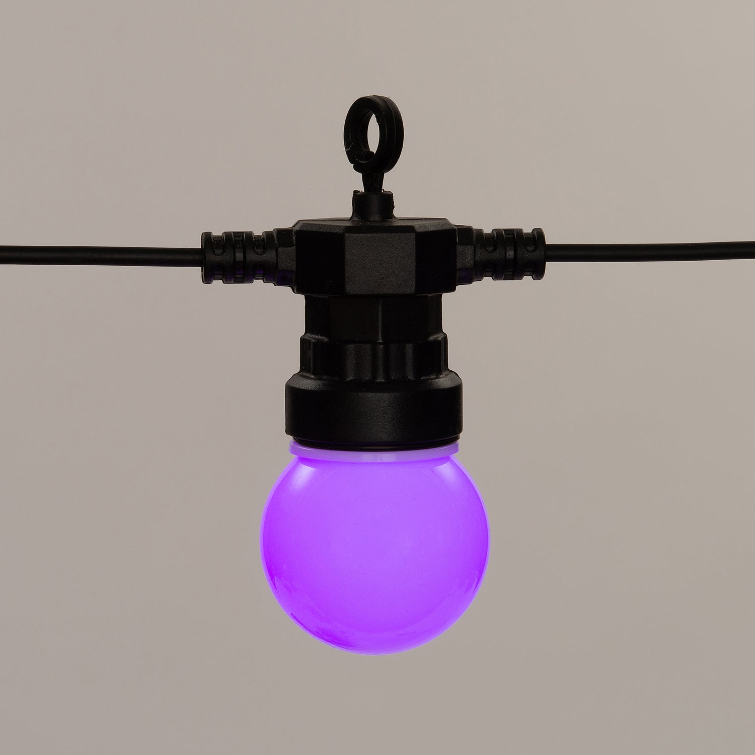 Partylights uitbreiding 5 m met 10 lampjes D 5 cm multi