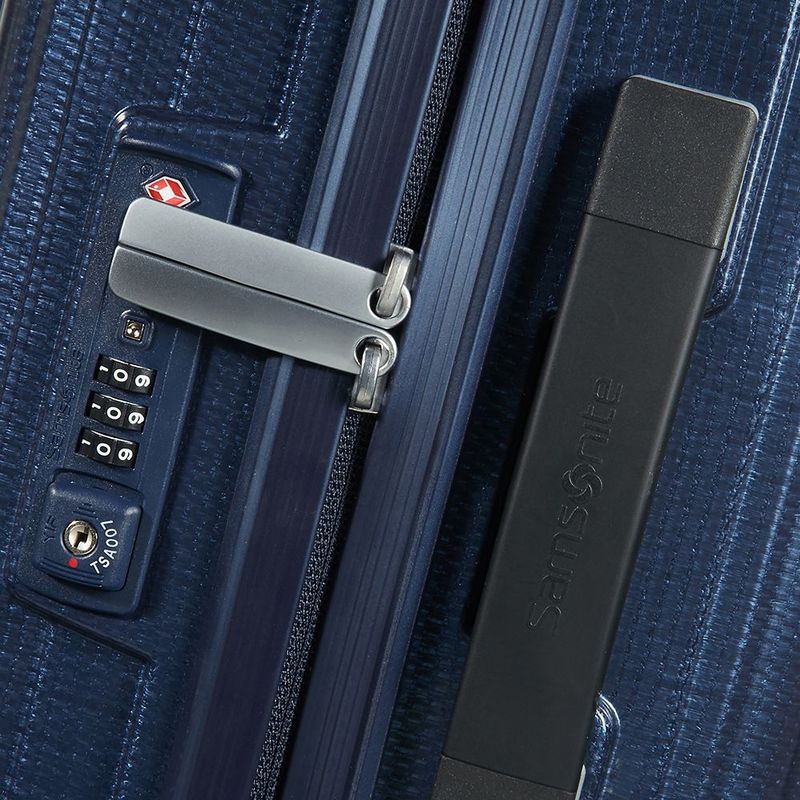 Samsonite - Lite-Box Spinner 55 - Handbagage Koffer - Deep Blue - Kunststof