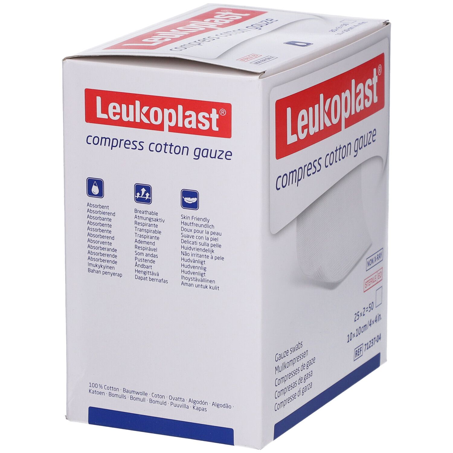 Leukoplast® compress Cotton Gaze 10 x 10 cm steril