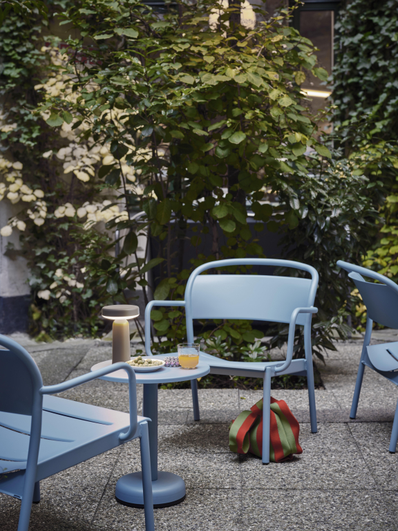 Muuto Linear Steel fauteuil Antracite Black
