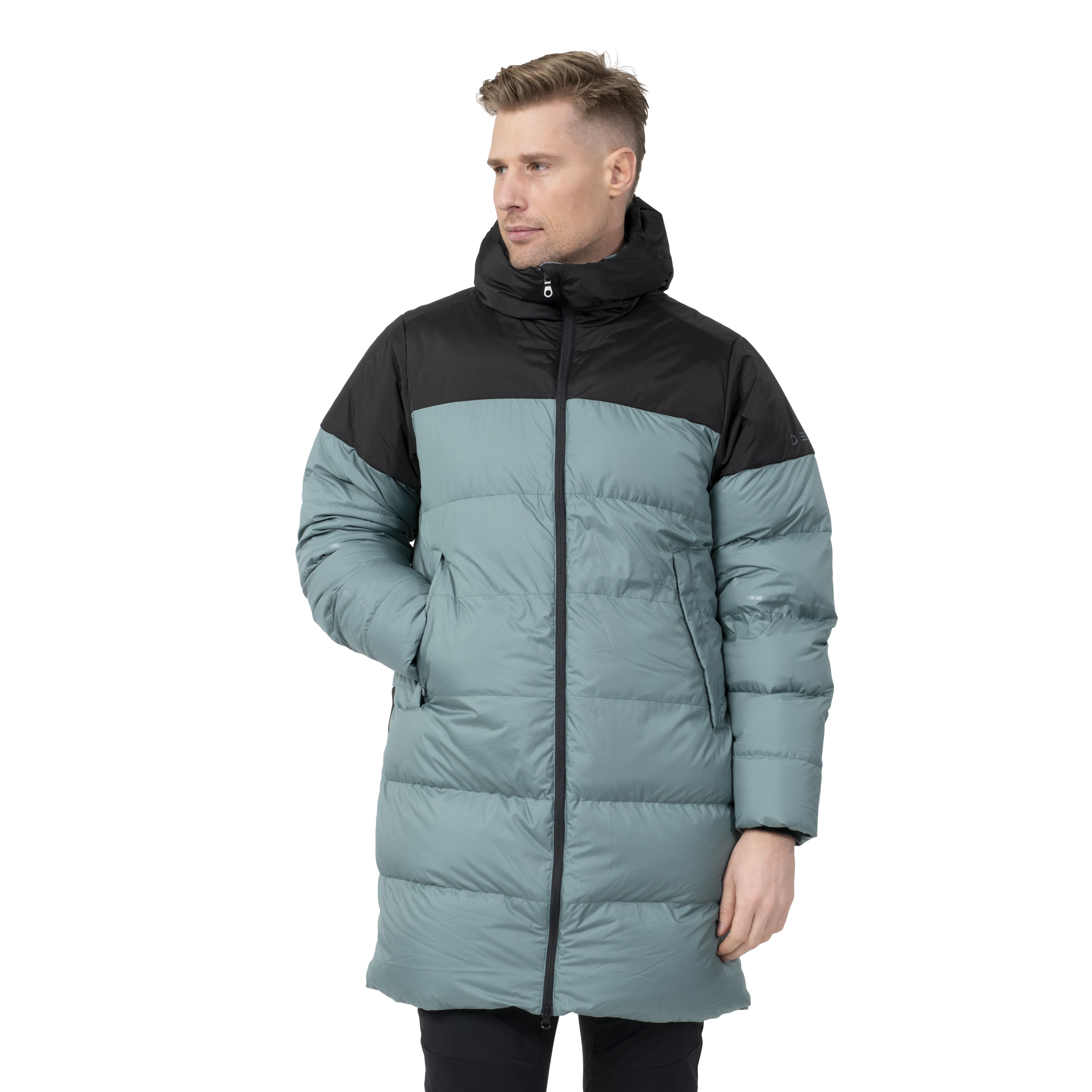 Oslo Urban Down Parka Grey Sage / Black