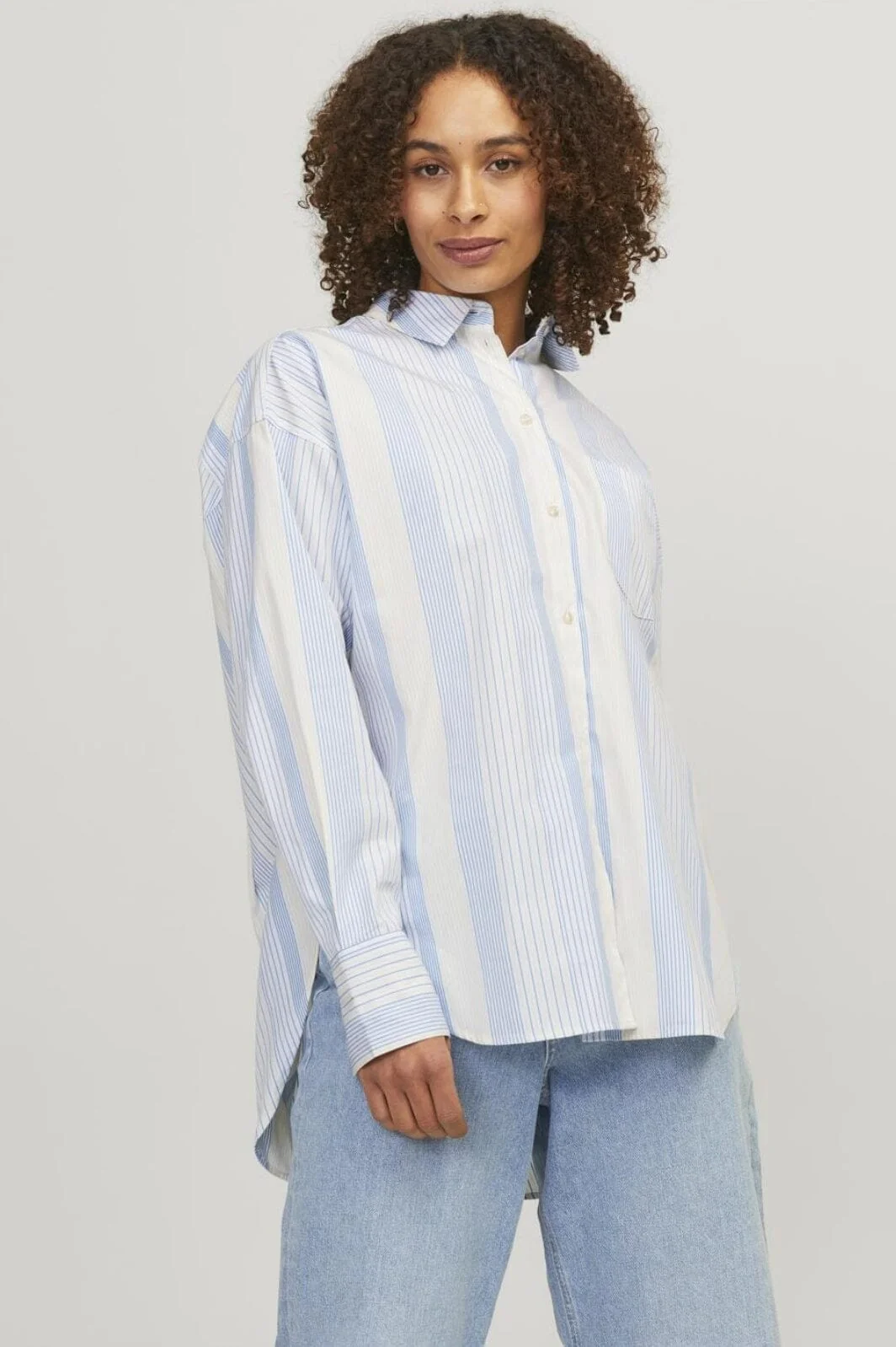 Jjxx Jxjamie Ls Relaxed Poplin Shirt 4374582 limeade multi