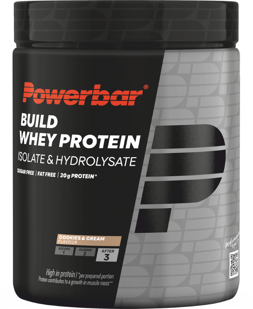 PowerBar Build Whey proteinpulver Cookies and Cream 550 g