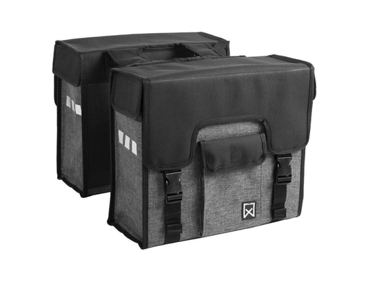 WILLEX - Sacoches de vélo 38 l noir et gris 10613