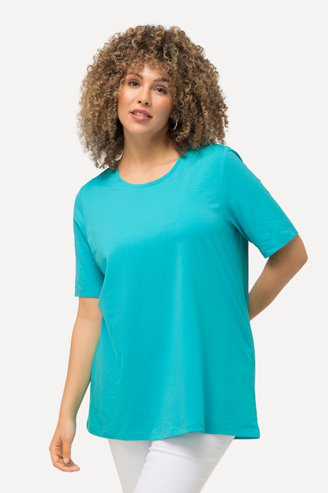 T-Shirt, A-Linie, Rundhalsausschnitt, Halbarm