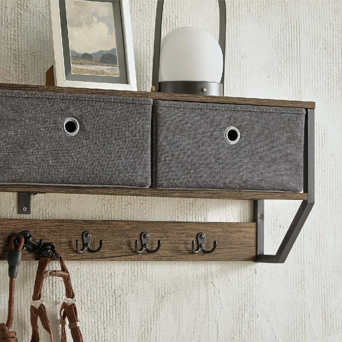 SoBuy FHK26-N Portemanteau Mural Modern