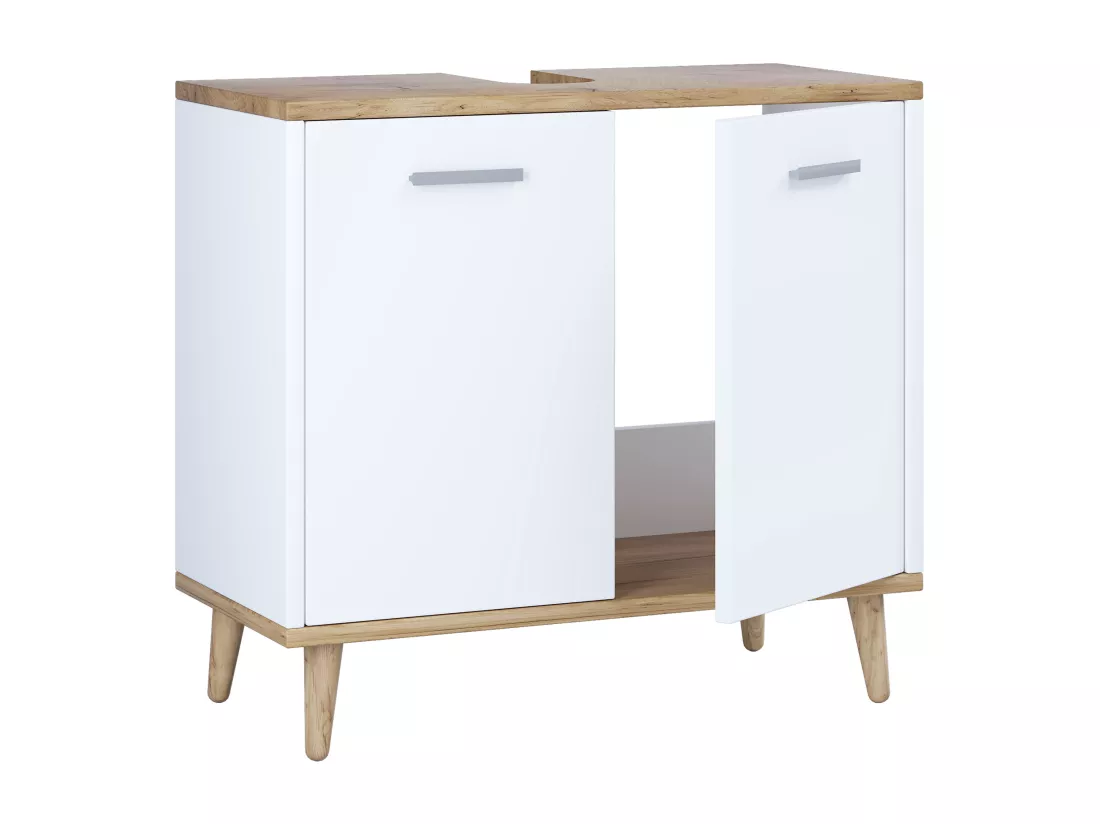 Meubles de salle de bains en bois Armoire basse de salle de bains Landos