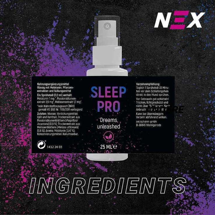 Nex Nutrition Sleep Pro Dosierspray, 25 ml