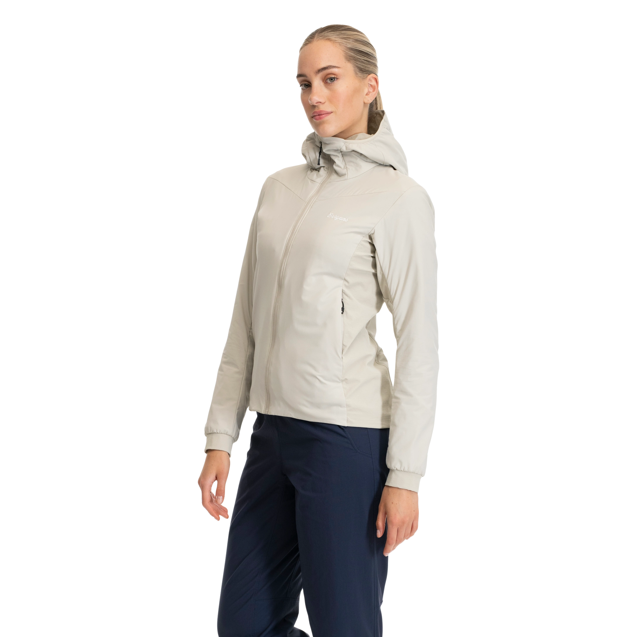 Holo Insulated Hood Jacket Women Coastal Sand