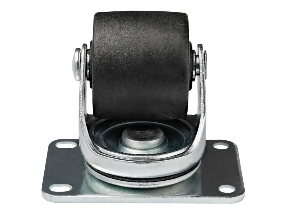 StarTech.com Heavy Duty Casters for Server Racks/Cabinets, Set of 4 Universal M6 2-inch Swivel Caster Kit, 45x75mm Pattern, Replacement Caster Wheels for 4 Post Racks, Steel/Plastic - 4-Pack Rolling Caster Kit (RKCASTER2) - Styrehjulspakke for rack -