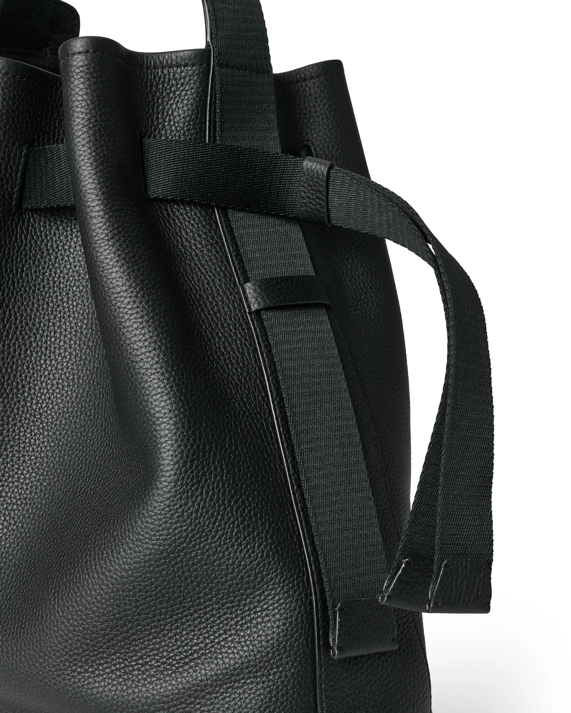 ECCO Sail Bag Hobo-Tasche aus Leder Schwarz 45X36X15 cm