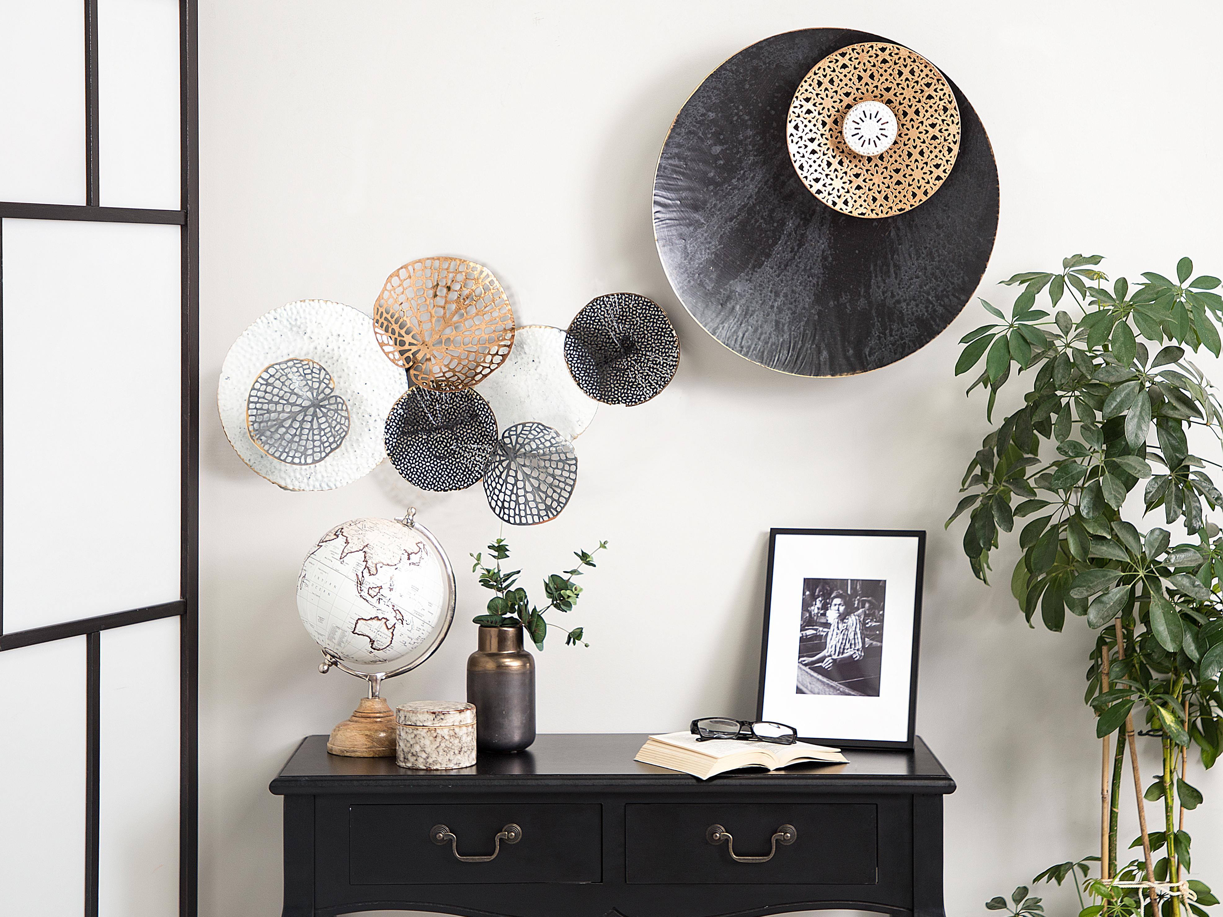 Wanddecoratie RHODIUM Metaal 40 cm Meerkleurig