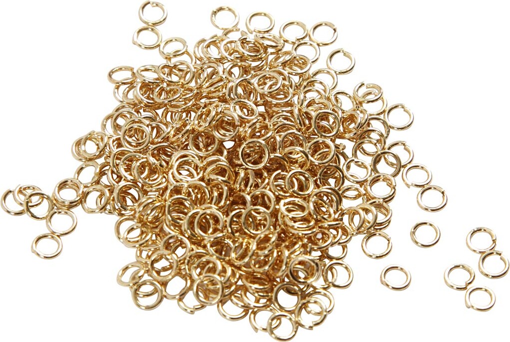 O-Ring - Tykkelse 0,7 MM - Forgyldt - 500 Stk