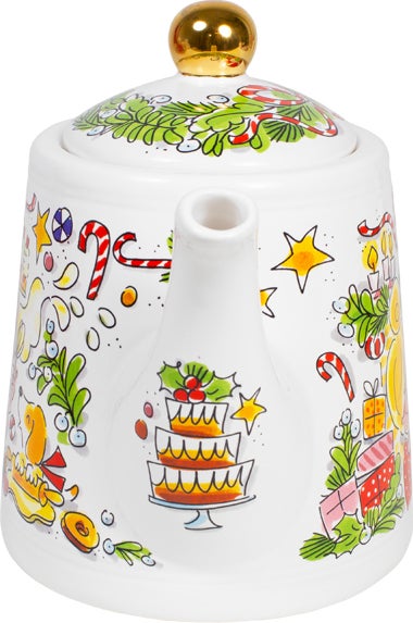 Blond Amsterdam theepot Merry Christmas 1,5 L
