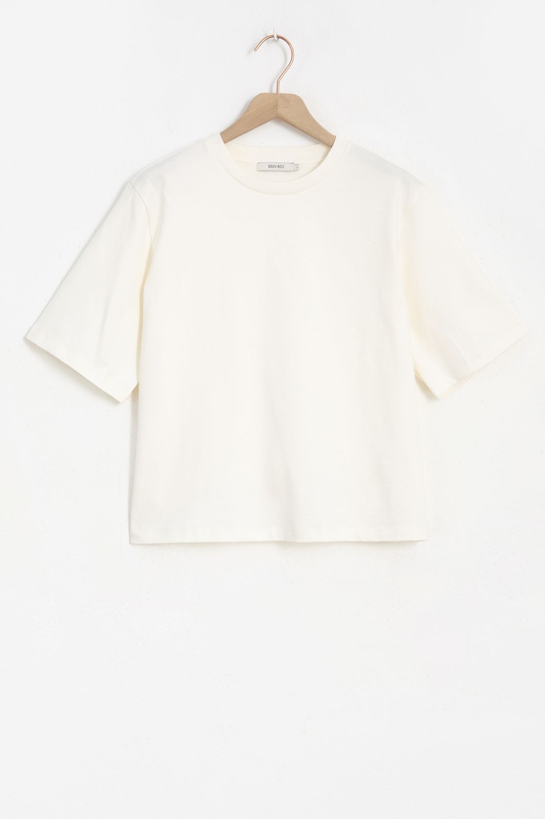 Off white boxy T-shirt