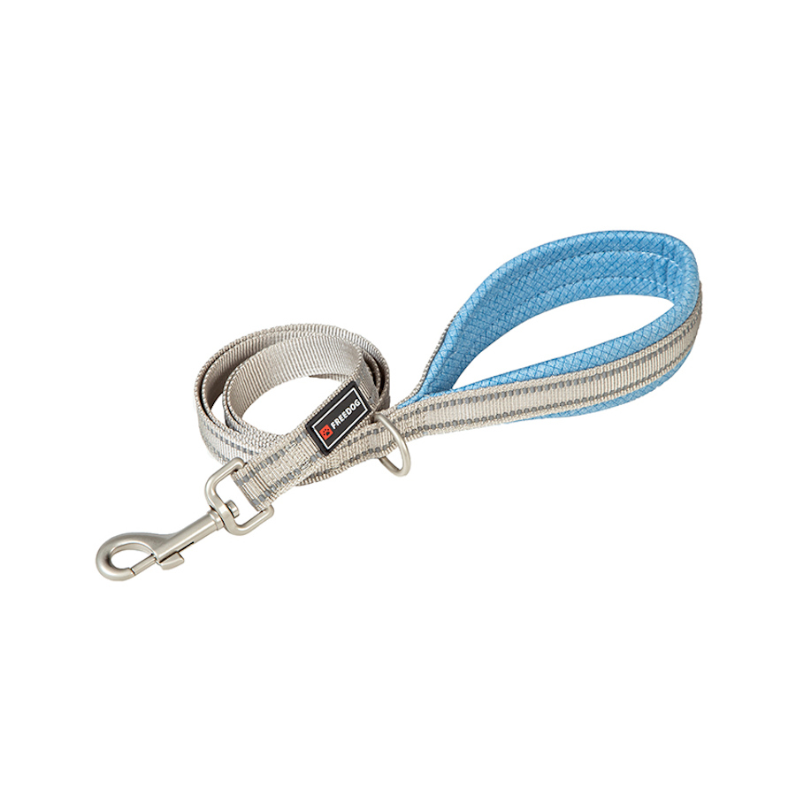 Guia refletora azul Freedog Shiva para cães