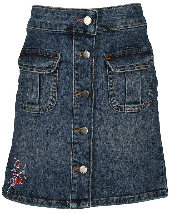 Jeans-Rock MAGNOLIA in denim blau