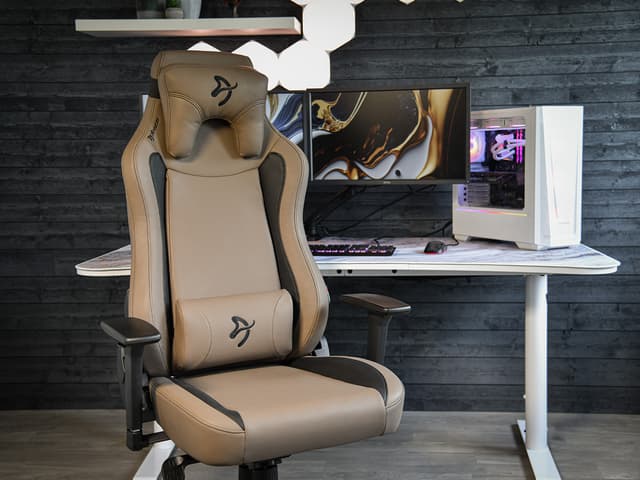 Arozzi Vernazza SoftPU gaming-stol (brun)
