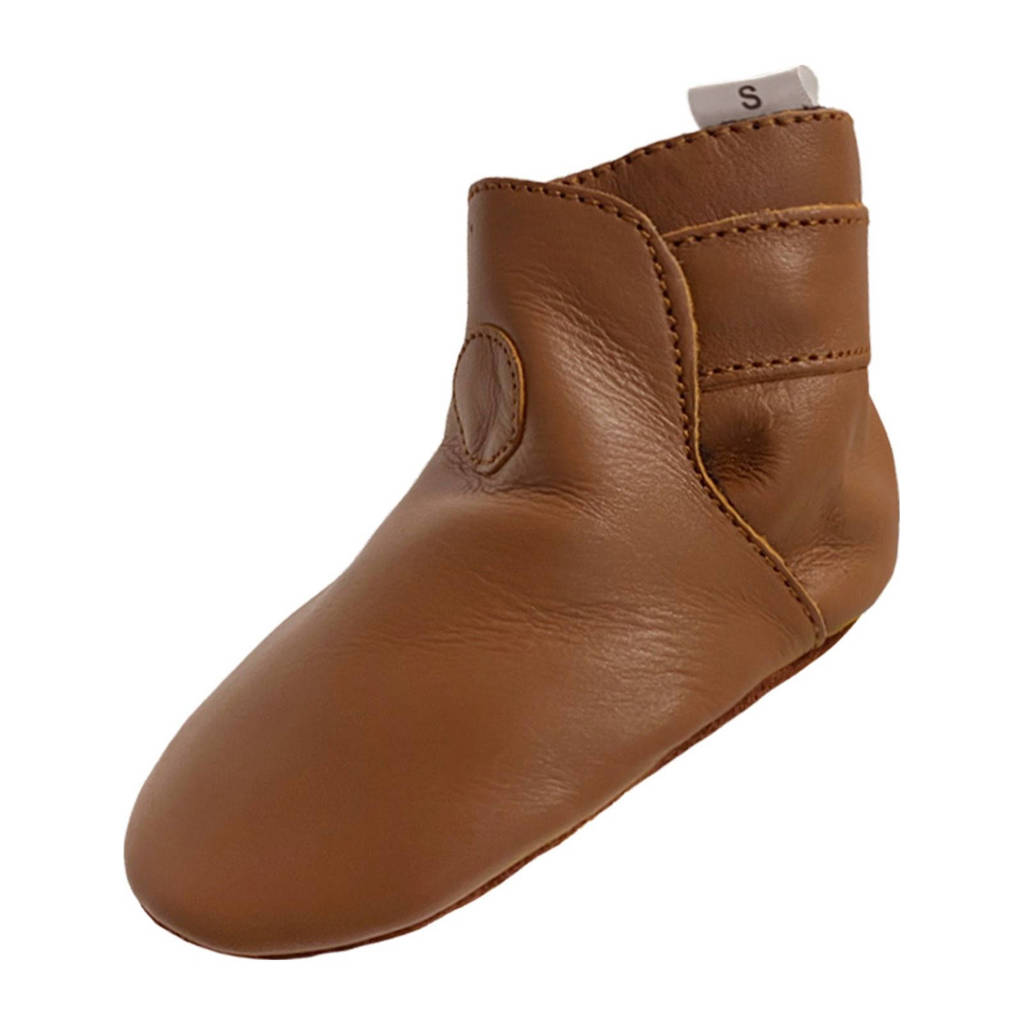 Babysteps leren babyslofjes cognac