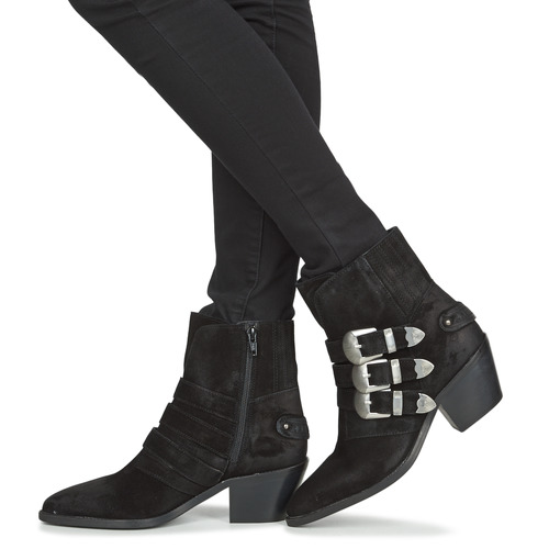 Pepe jeans - WESTERN W BUCKLE - Noir