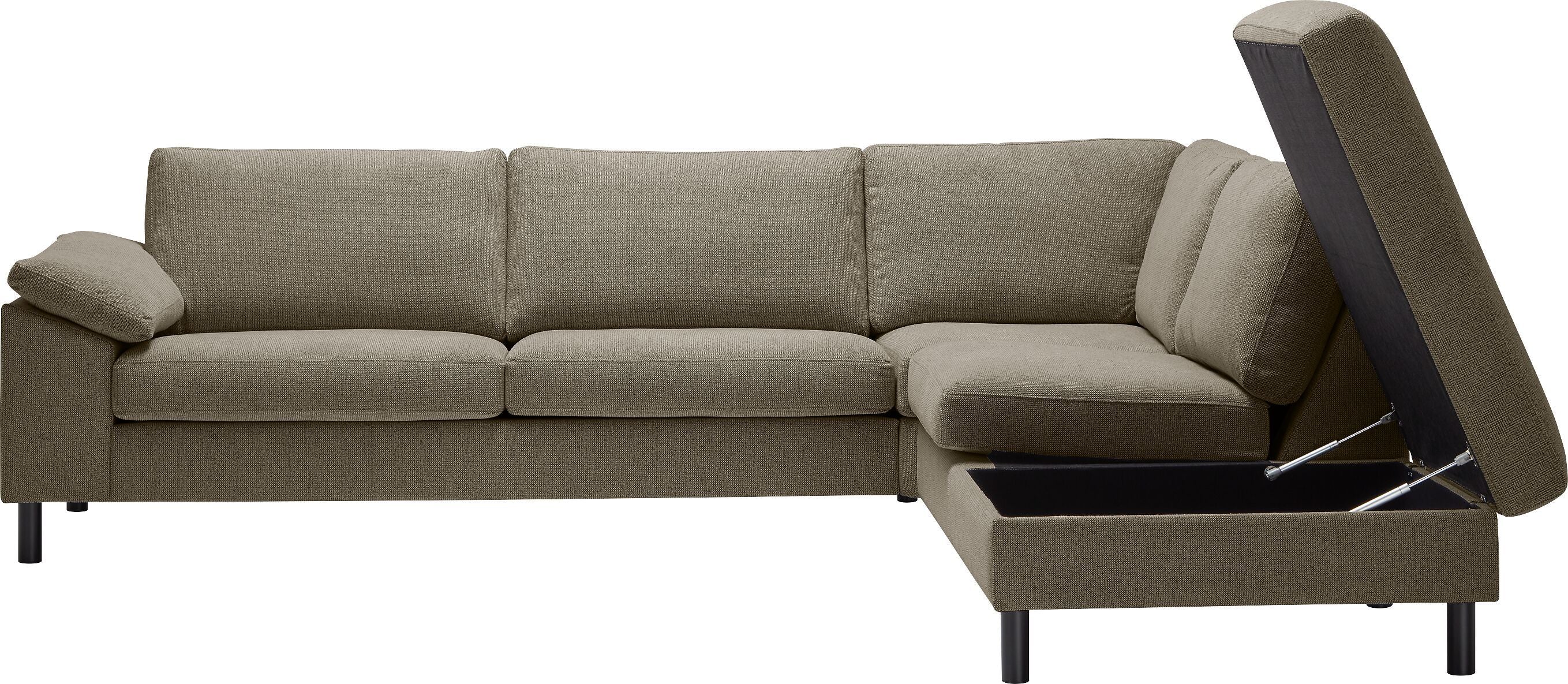 DIENER Ecksofa - Braun / B: 277.0 cm x T: 225.0 cm x H: 81.0 cm
