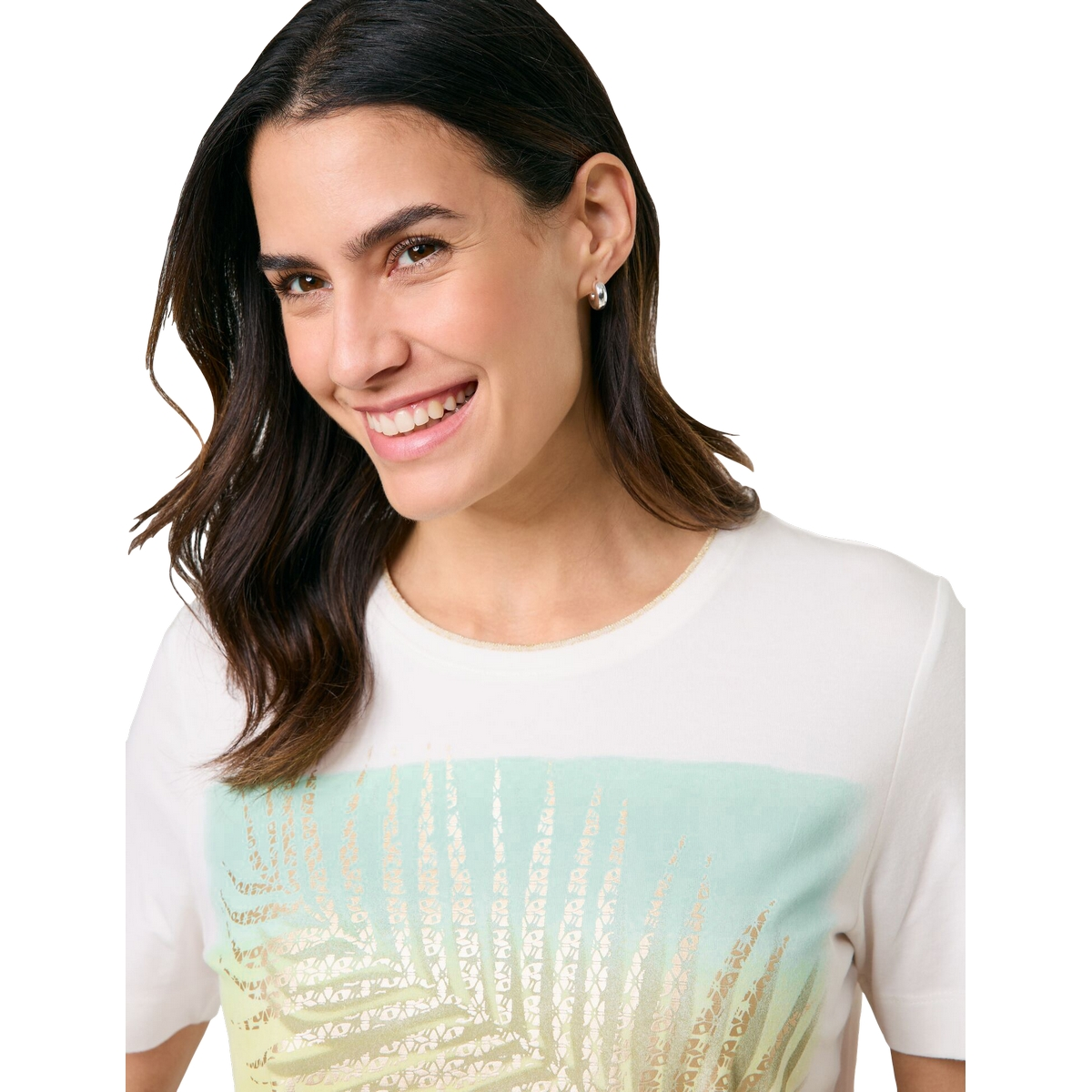 Dames Top Johanne print glitter
