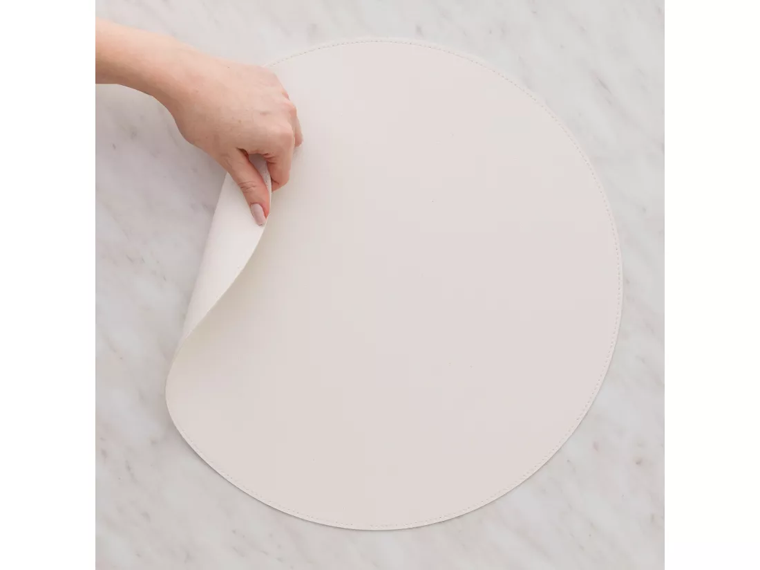 Set de Table Décoratif Mogen Écru 38 cm
