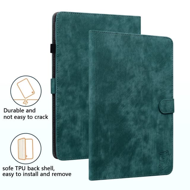 SKALO Lenovo Tab P12 Cute Tiger PU-læder Flip Cover
