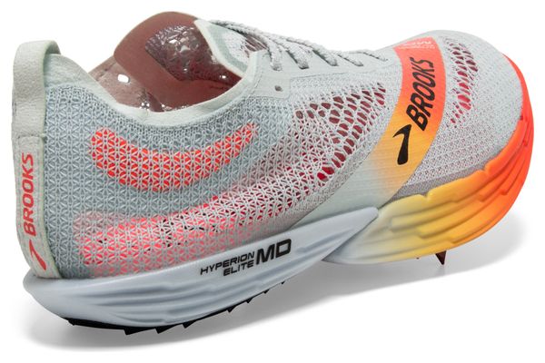 Chaussures d'Athlétisme Brooks Hyperion Elite MD Bleu/Orange Unisexe