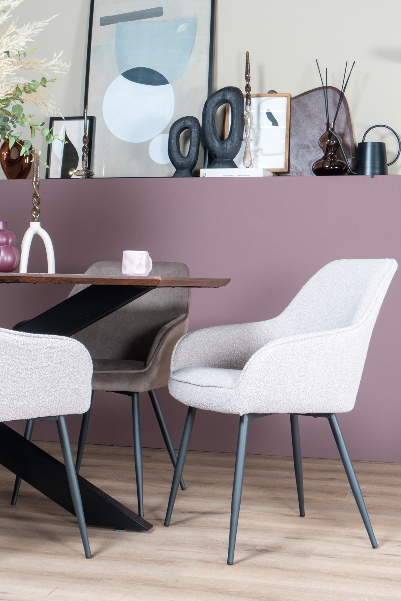 Eettafel Felix - espresso mangohout 190 cm
