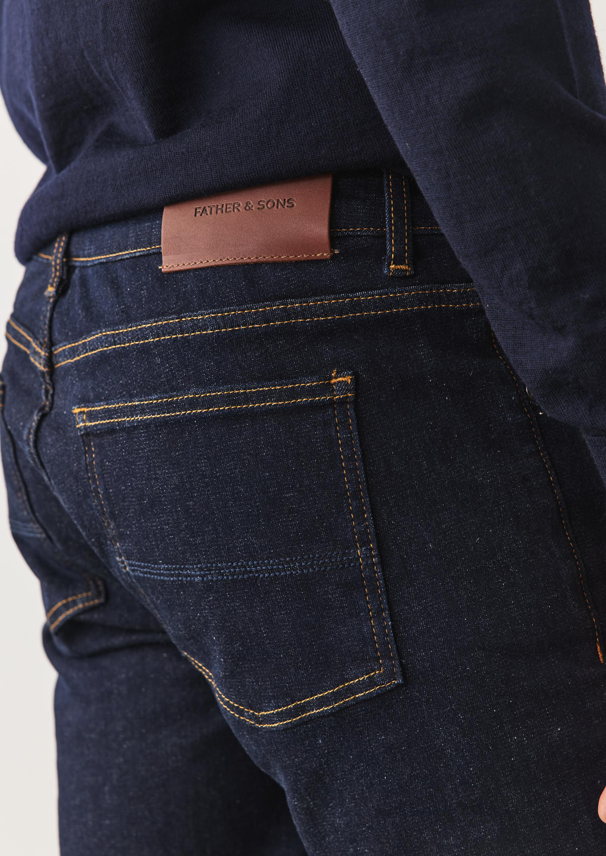Jean skinny en coton stretch bleu brut