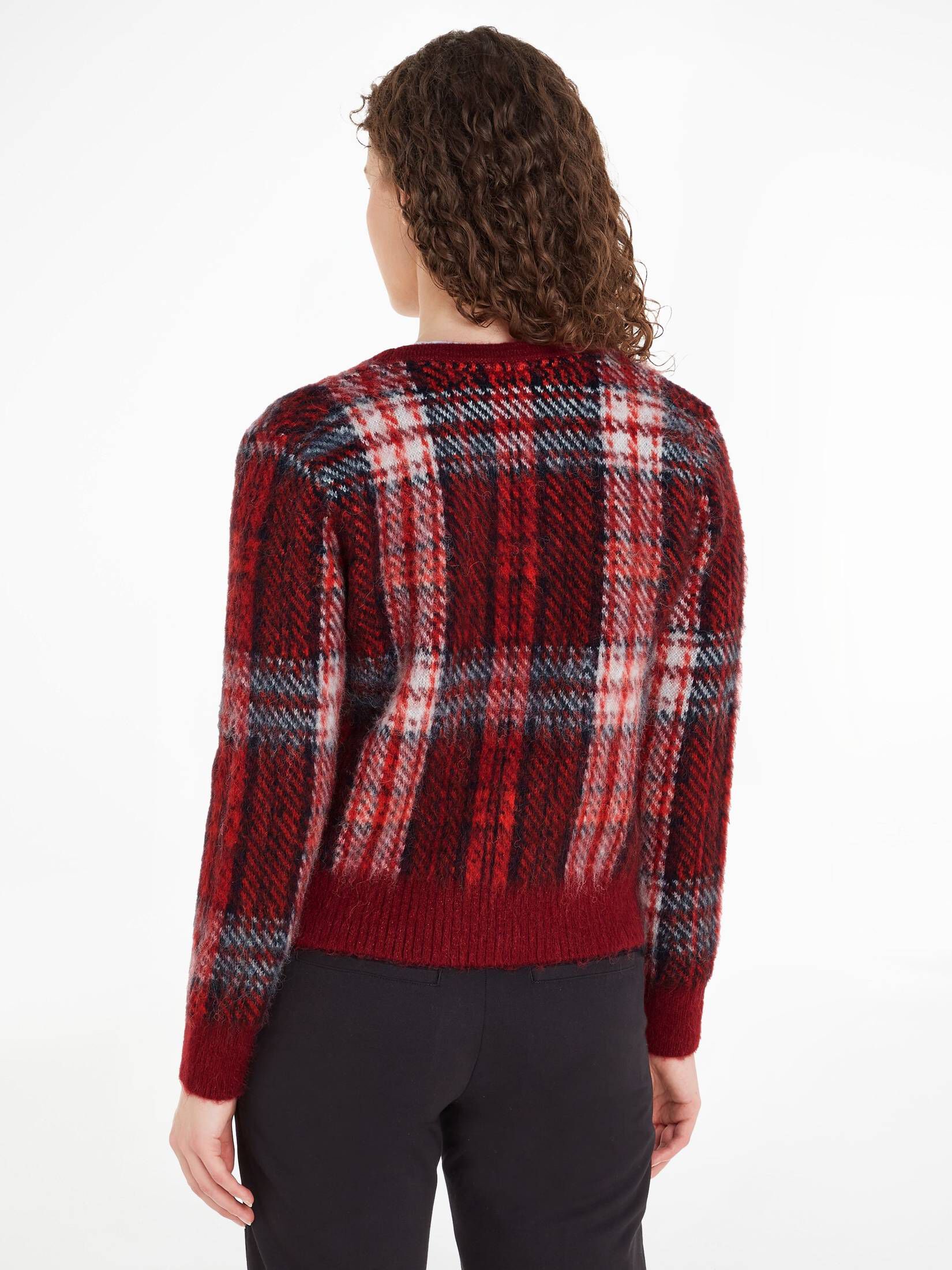 Tommy Hilfiger| Damen Strickjacke mit Wolle