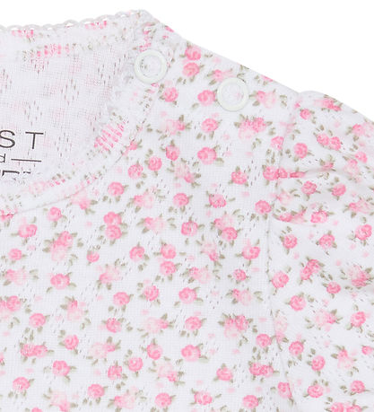 Hust and Claire Body k/æ - HCBitt - Hvid m. Blomster/Hulm?nster