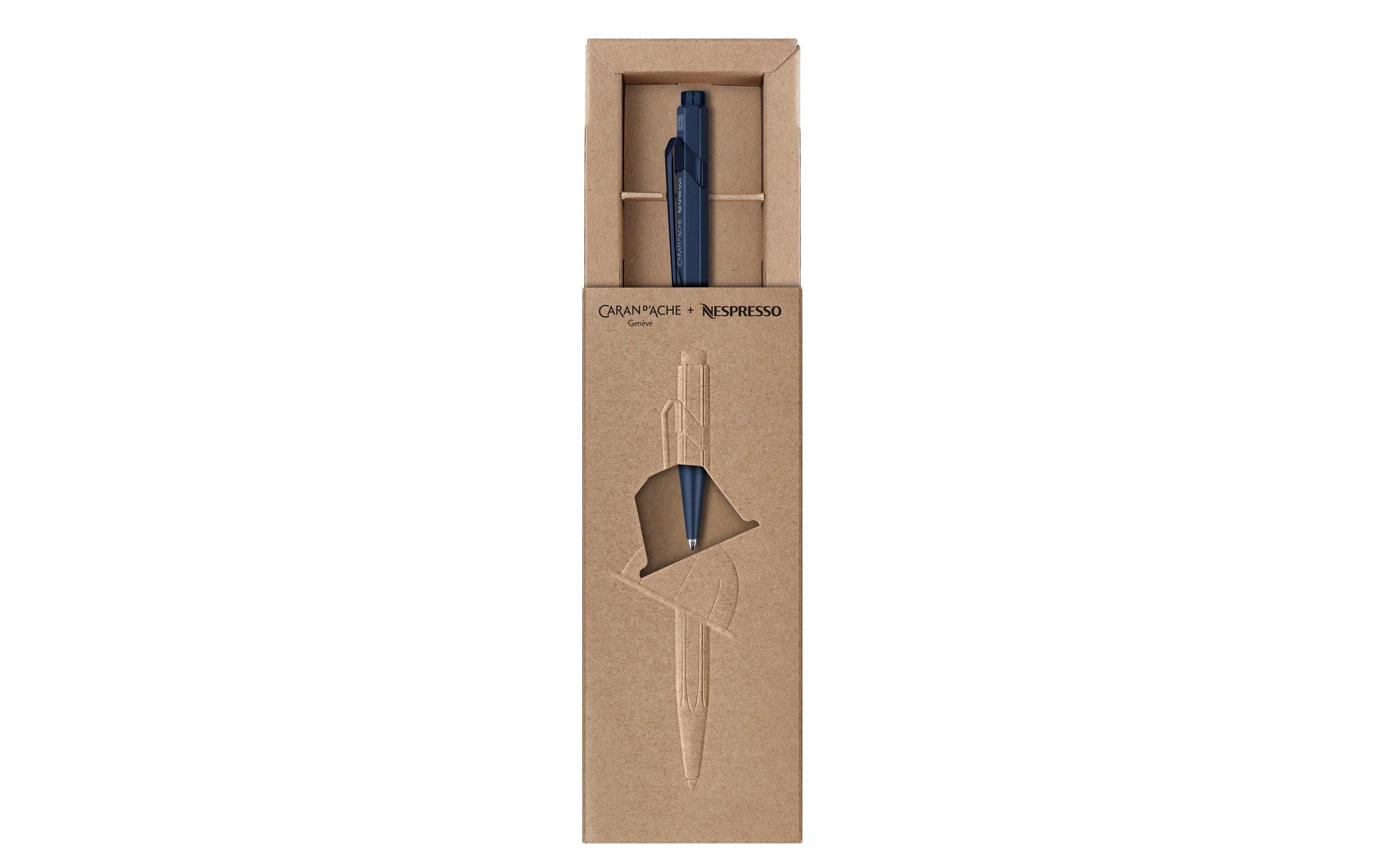 Kugelschreiber Nespresso Edition 6 Medium (M), DunkelblauStilvoller und langlebiger Kugelschreiber aus recycelten Nespresso-Kapseln