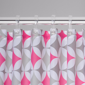 Sealskin Douchegordijn Diamonds 180x200 cm Roze