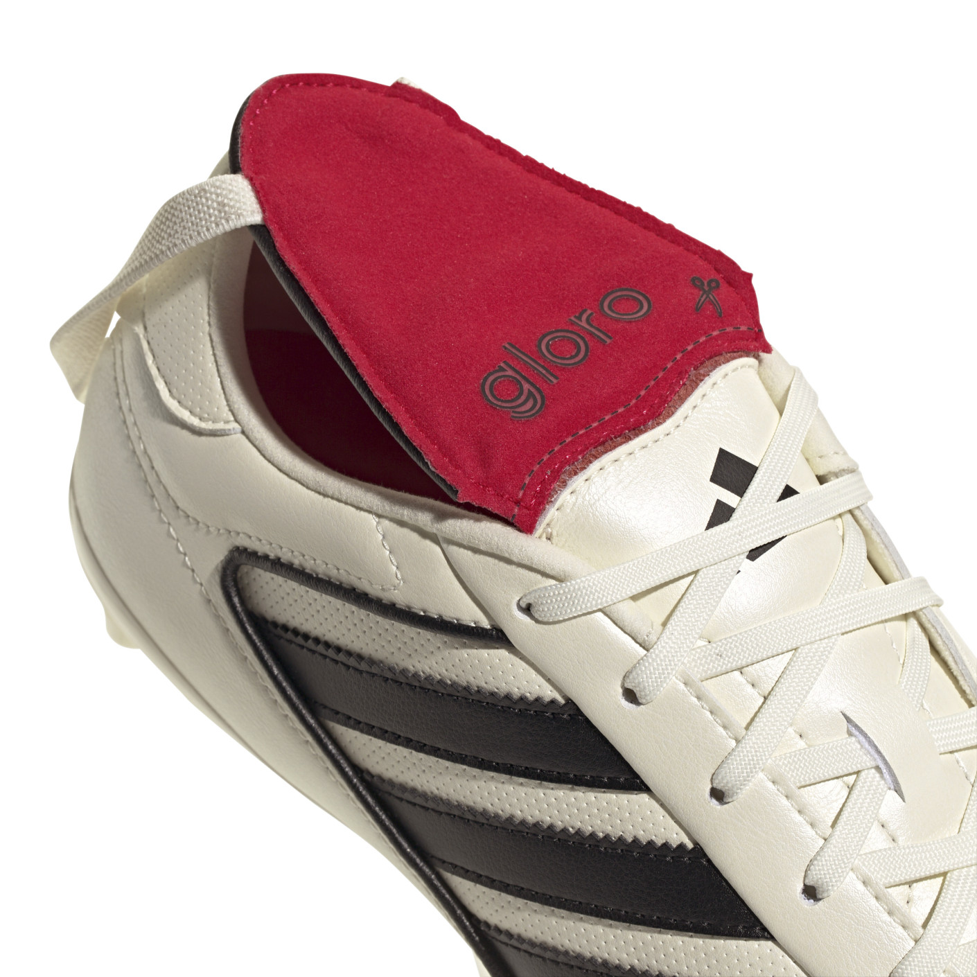 Adidas Copa Gloro 2 Gras Voetbalschoenen (FG) Wit Zwart Rood