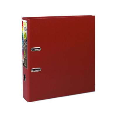 Exacompta Prem'Touch - Classeur à levier - Dos 80 mm - A4 Maxi - pour 715 feuilles - bordeaux