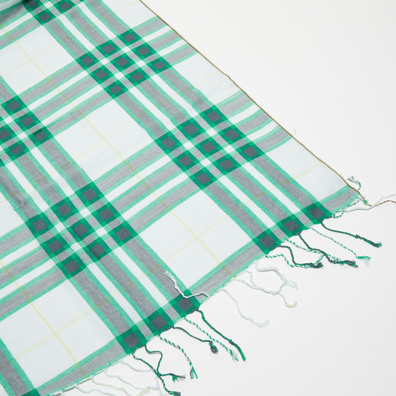 Bellerose Echarpe en Laine & Coton Sedra verte