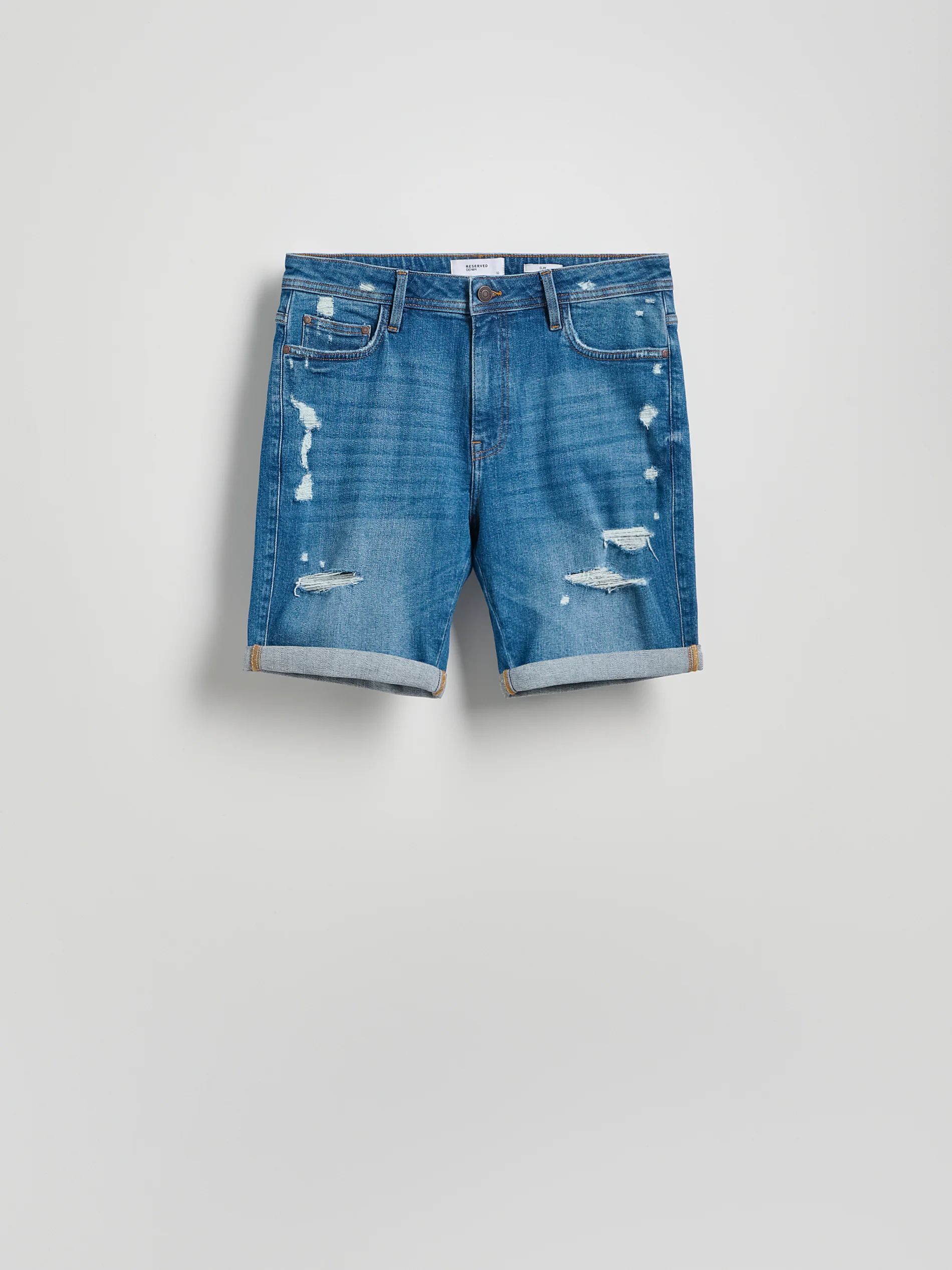 Denim-Shorts im Slim-Fit