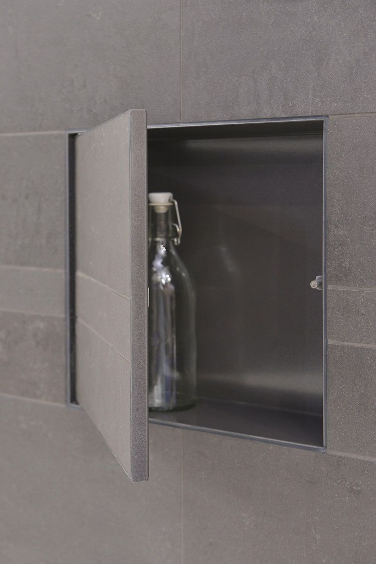 LoooX T-Box inbouwnis betegelbaar 15x30x14cm Wit