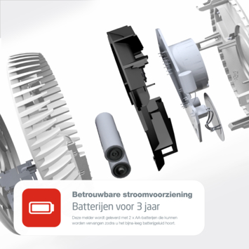 FireAngel optische rookmelder met noodverlichting en vervangbare batterijen (levensduur 10 jaar)