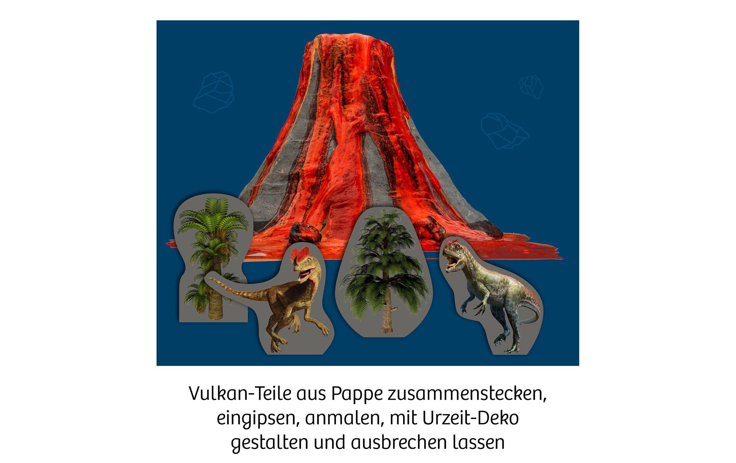 Experimentierkasten Urzeit-VulkanAufregendes Experiment mit Bastelspass